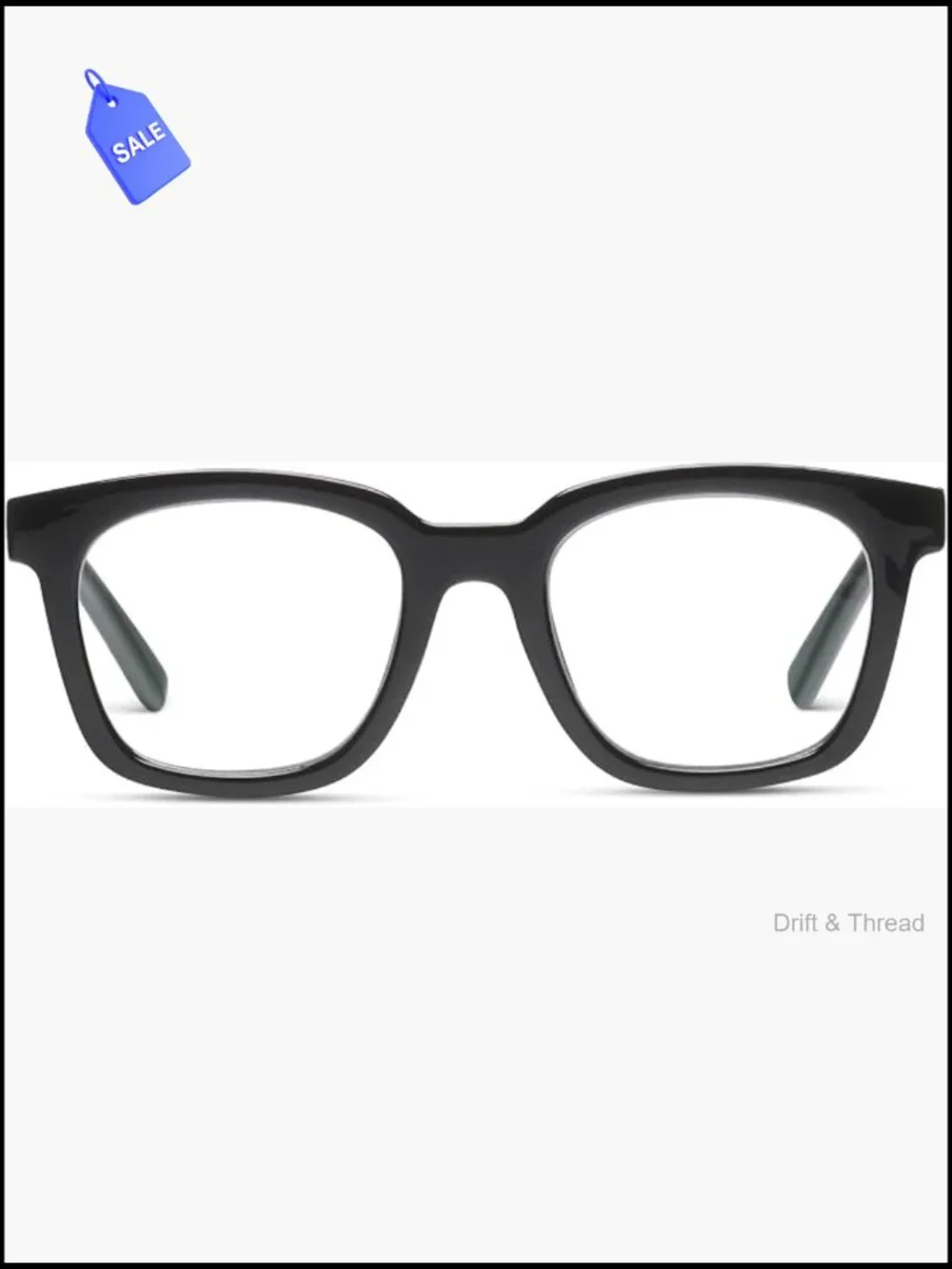 Square Blue Light Blocking Reading Glasses Chunky